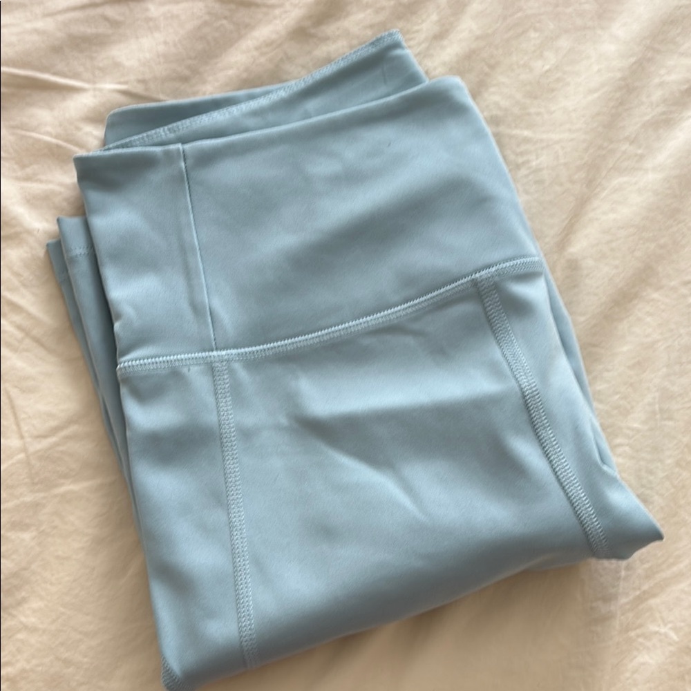 Girlfriend Collective Light Blue Bike Shorts